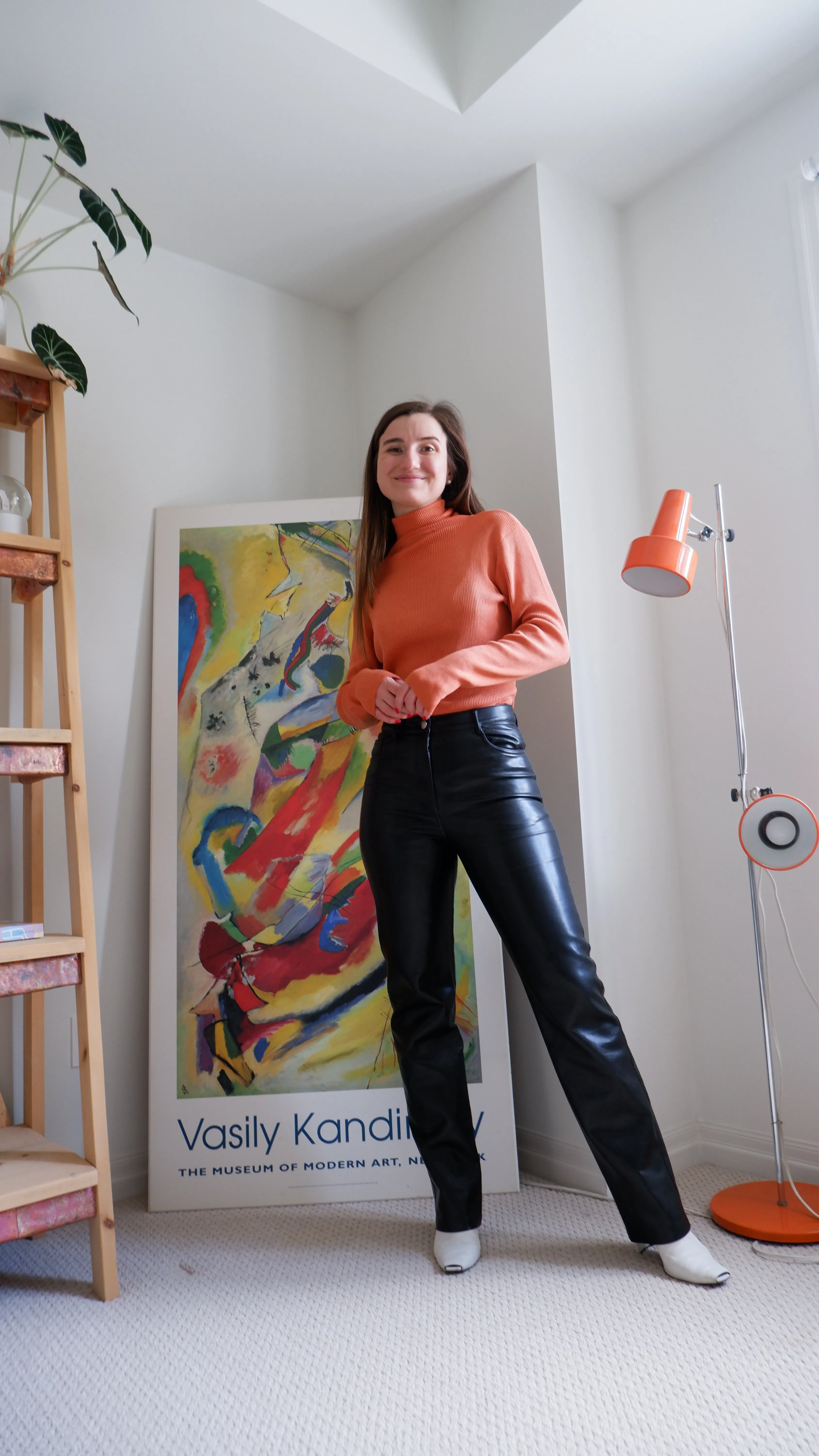 90s Clementine Silk Turtleneck - XL