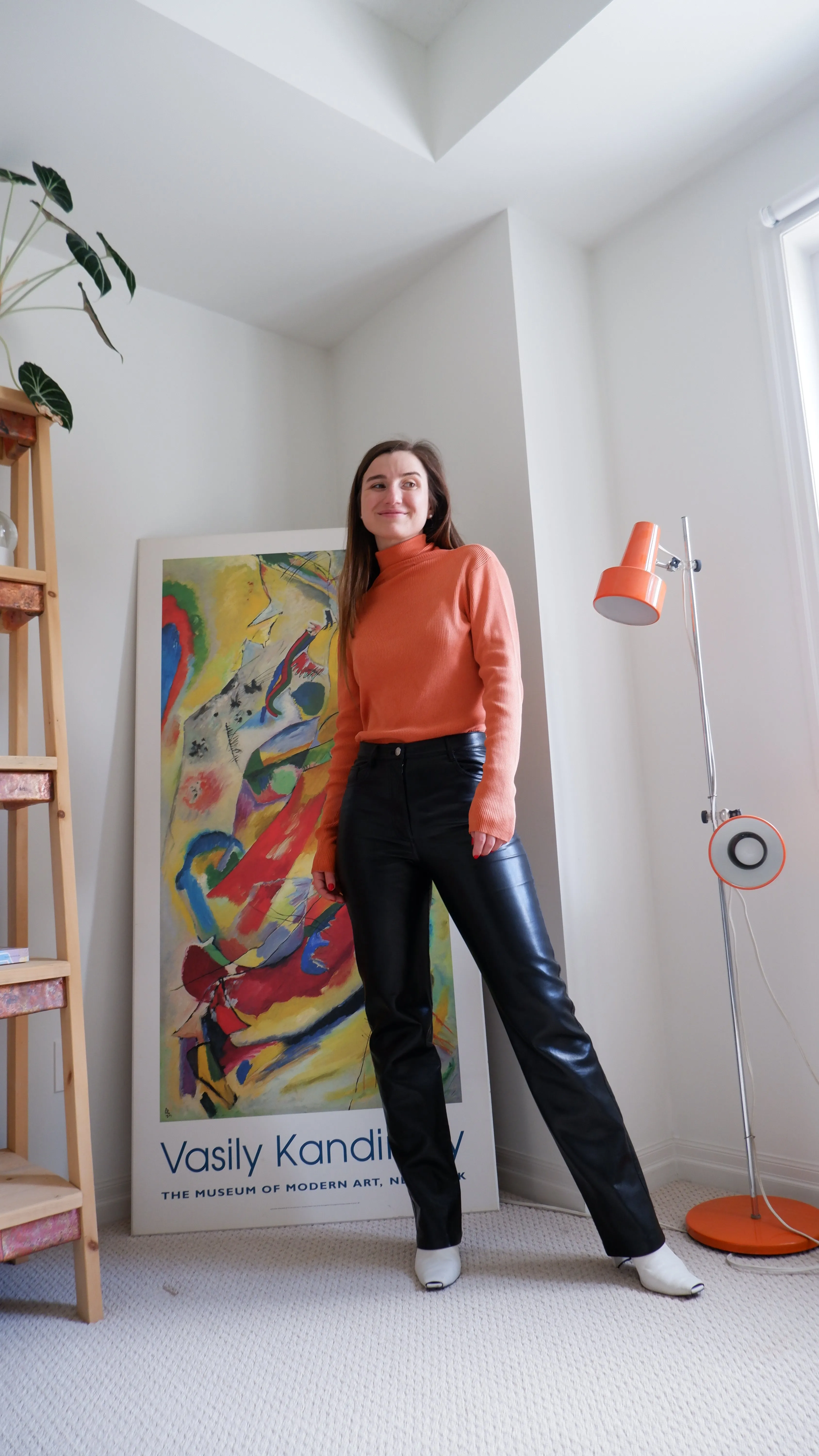 90s Clementine Silk Turtleneck - XL