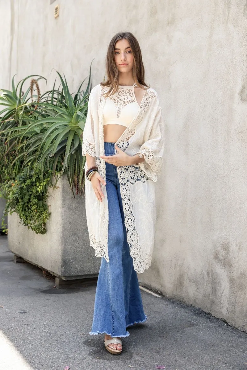 ADA CROCHET TRIM DUSTER