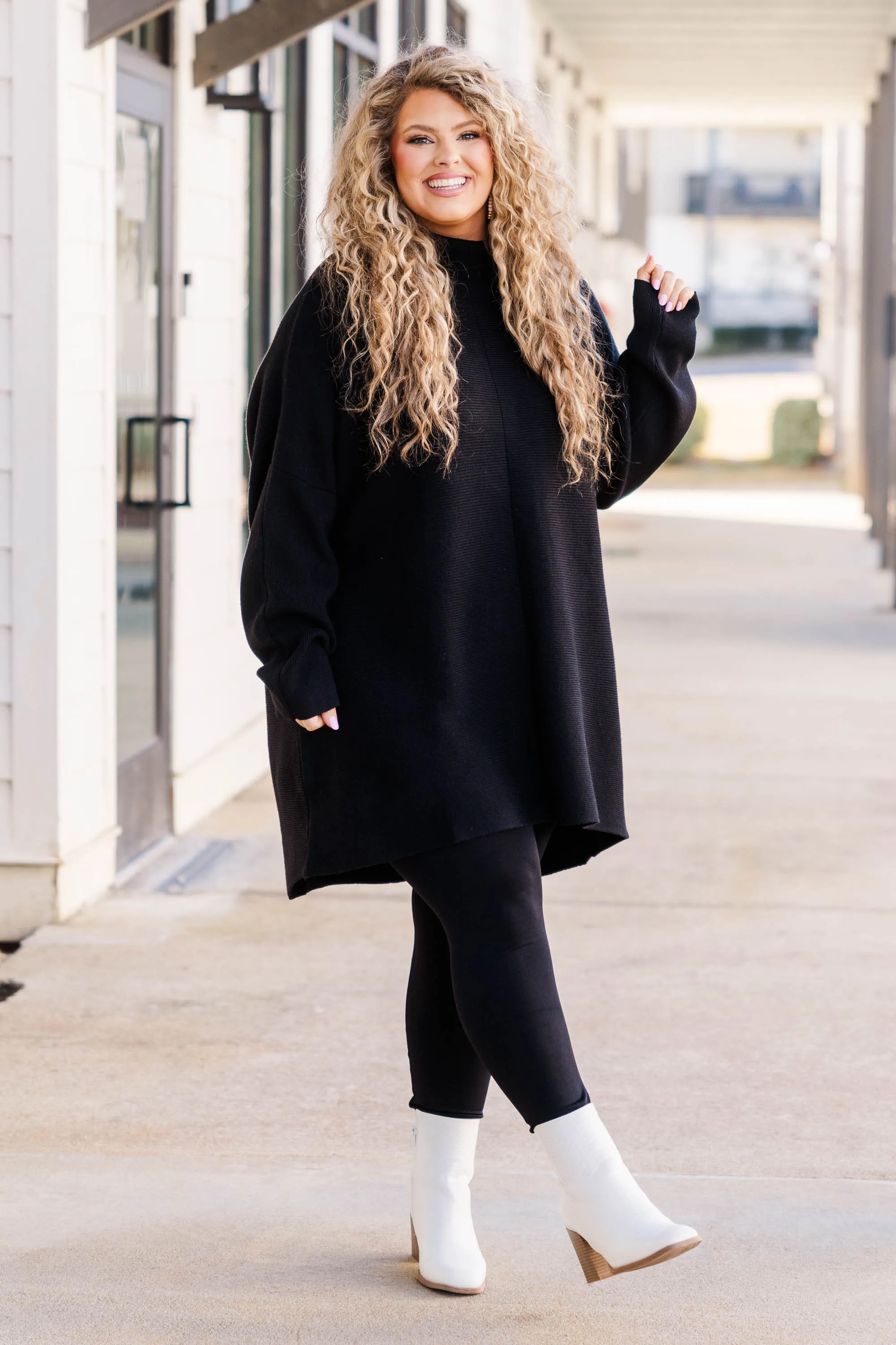 All In Theory Sweater, Black