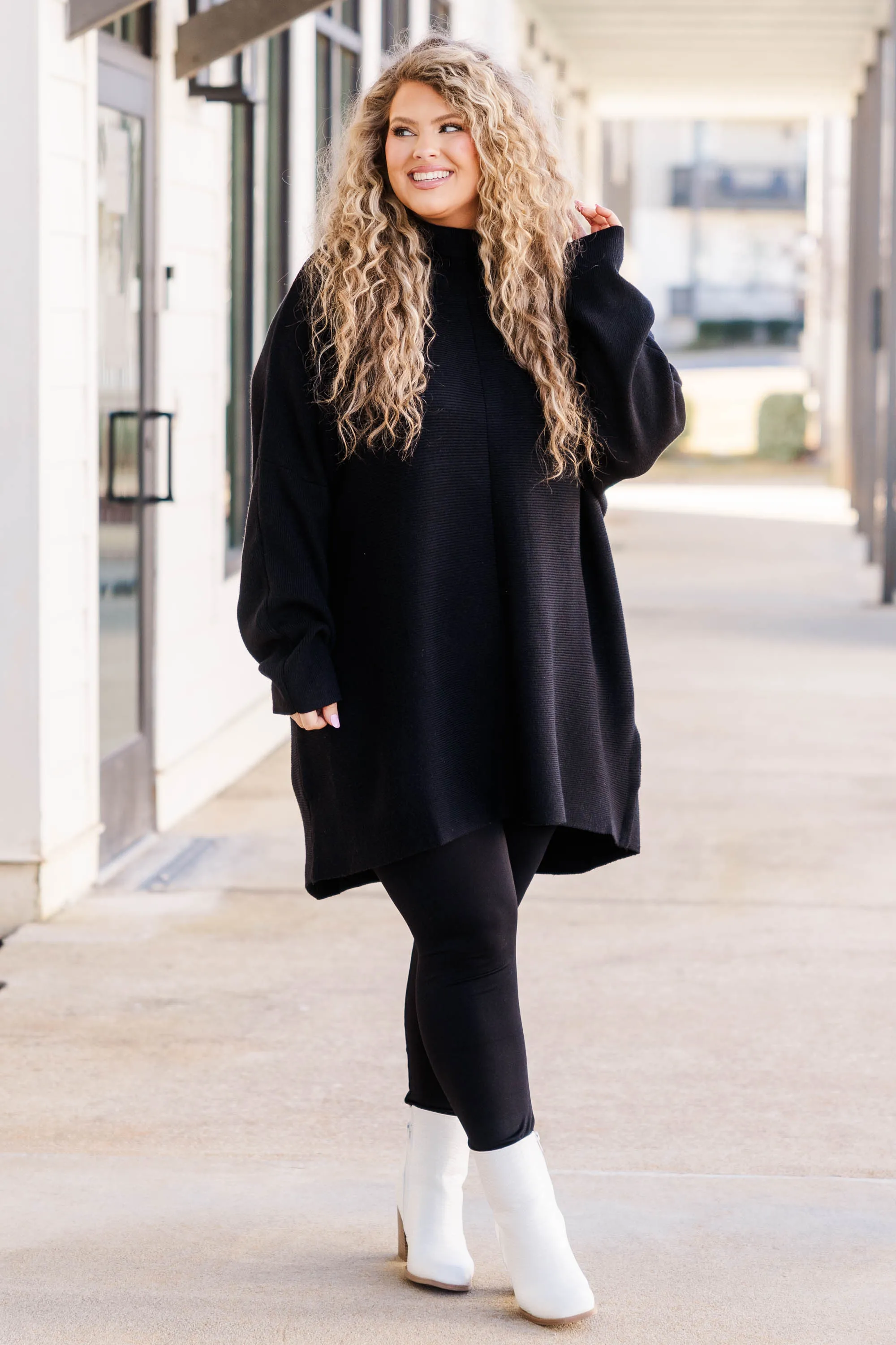 All In Theory Sweater, Black