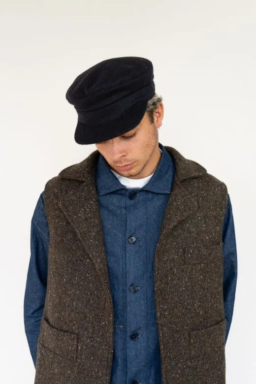 Brown Irish Tweed Gilet