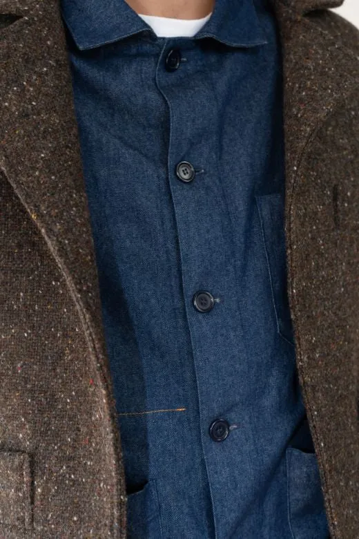 Brown Irish Tweed Gilet