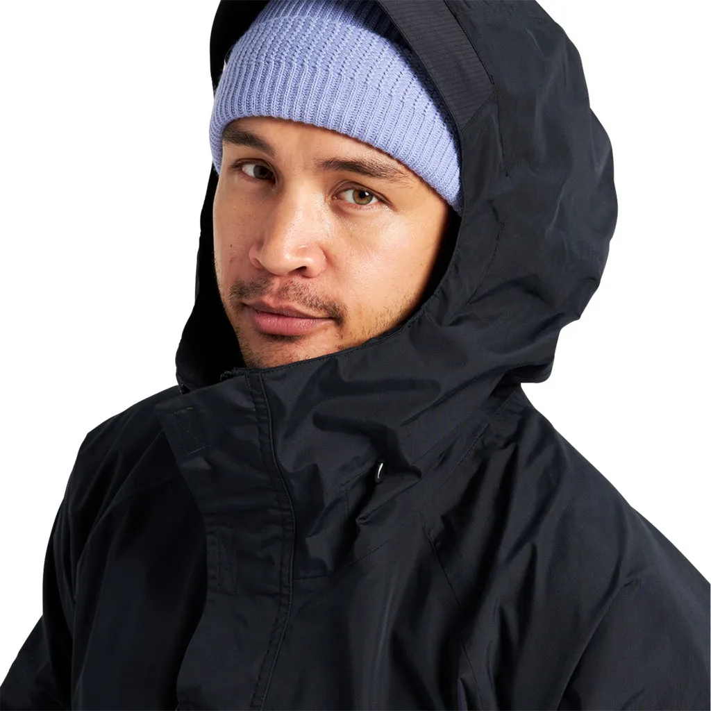 Burton 2024 Frostner Anorak Jacket - True Black