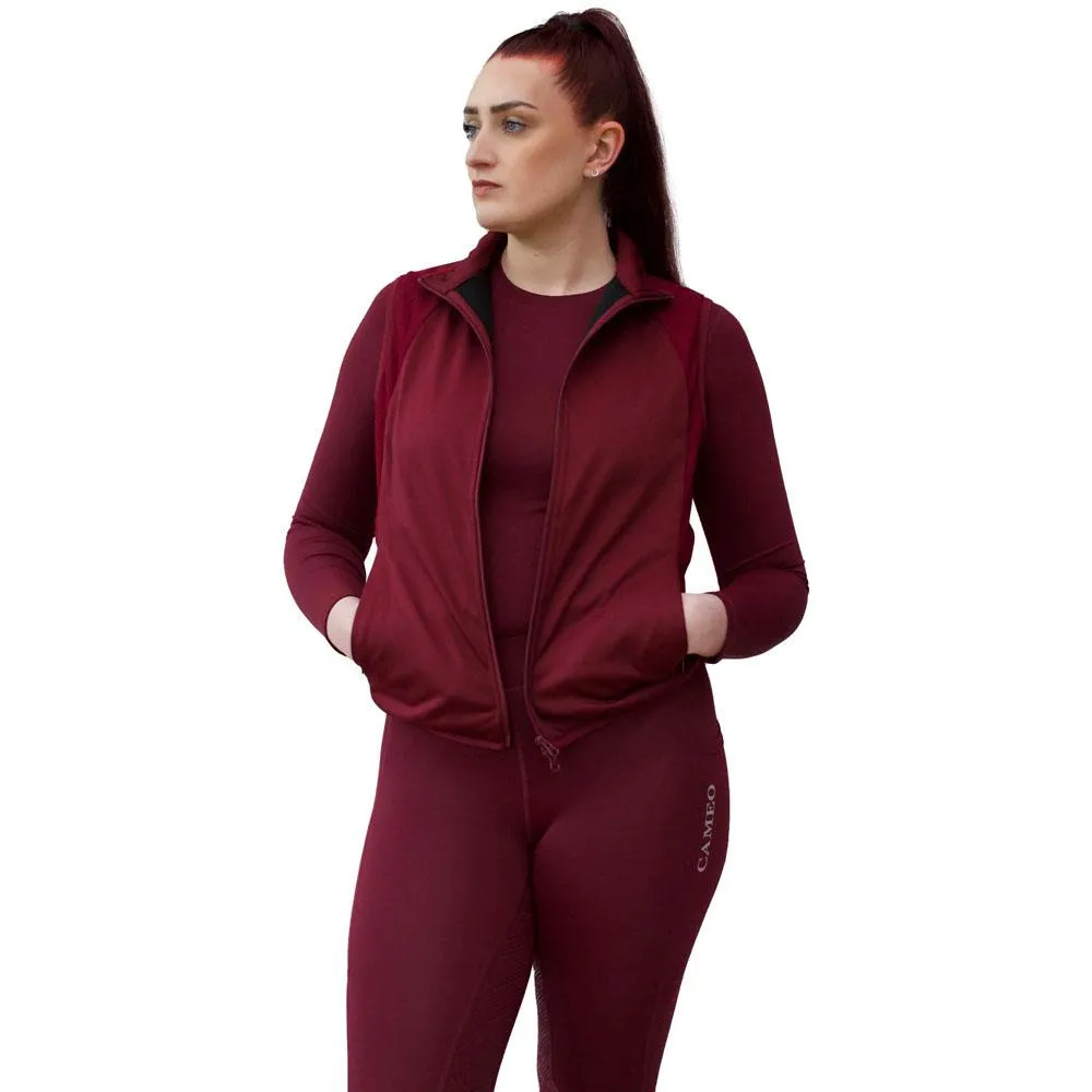 Cameo Performance Technical Horse Riding Gilet: Practical/stylish fleece lining