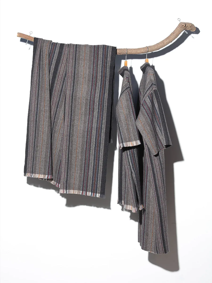 Cashmere and Yak wool robe