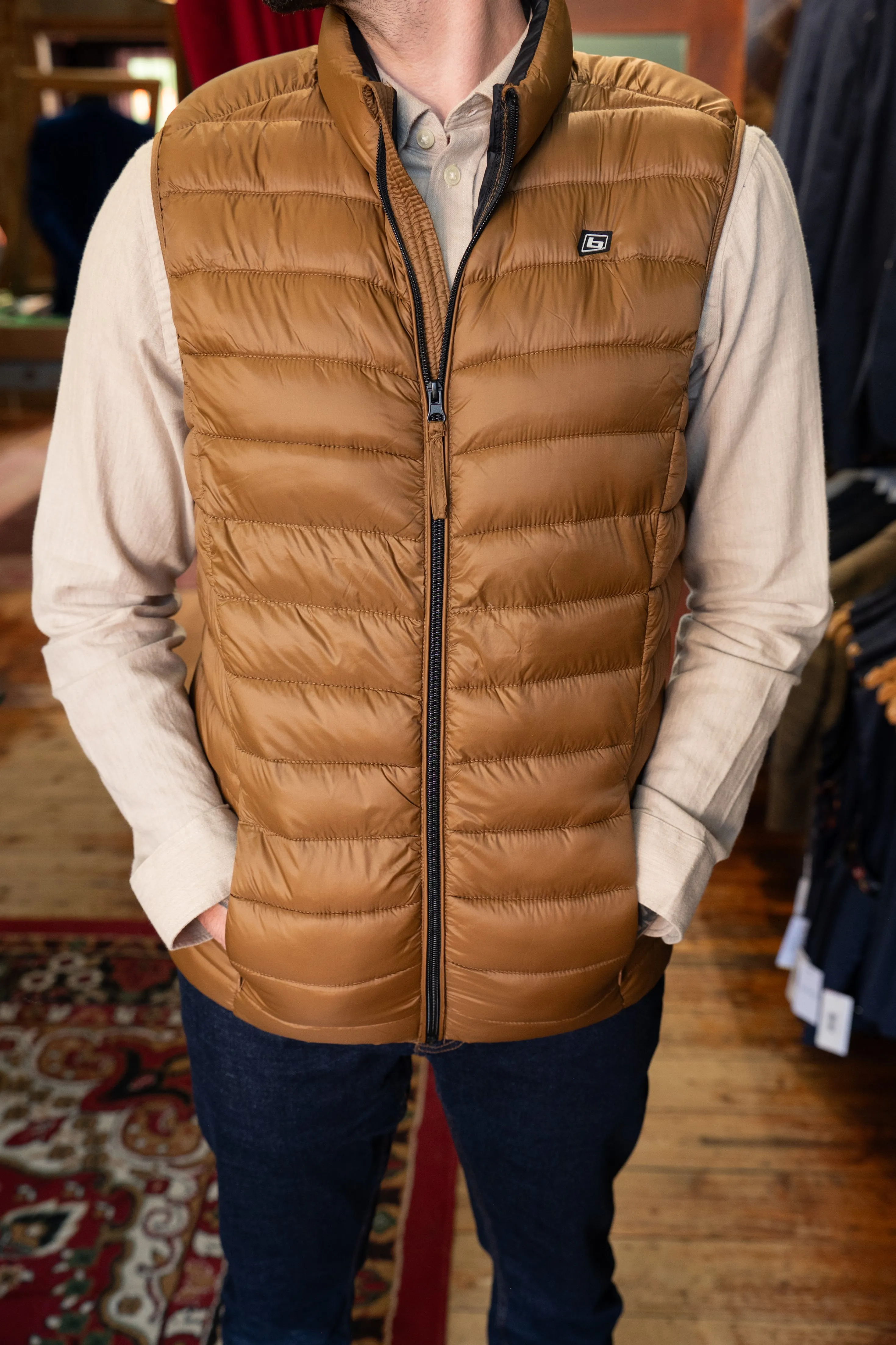 Coffee Liqueur Gilet Casual Look