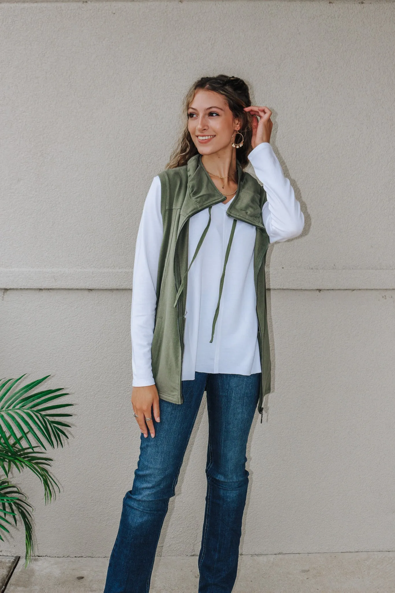 Coffee Run Green Vest