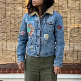 Denim Jacket- Quilted appliqué