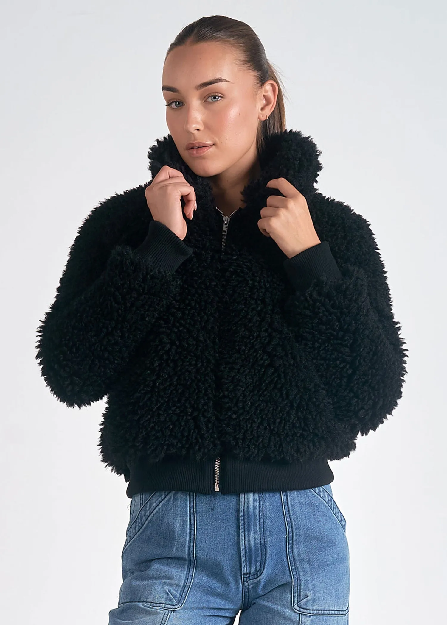 Elan Sherpa Bomber Jacket - MD