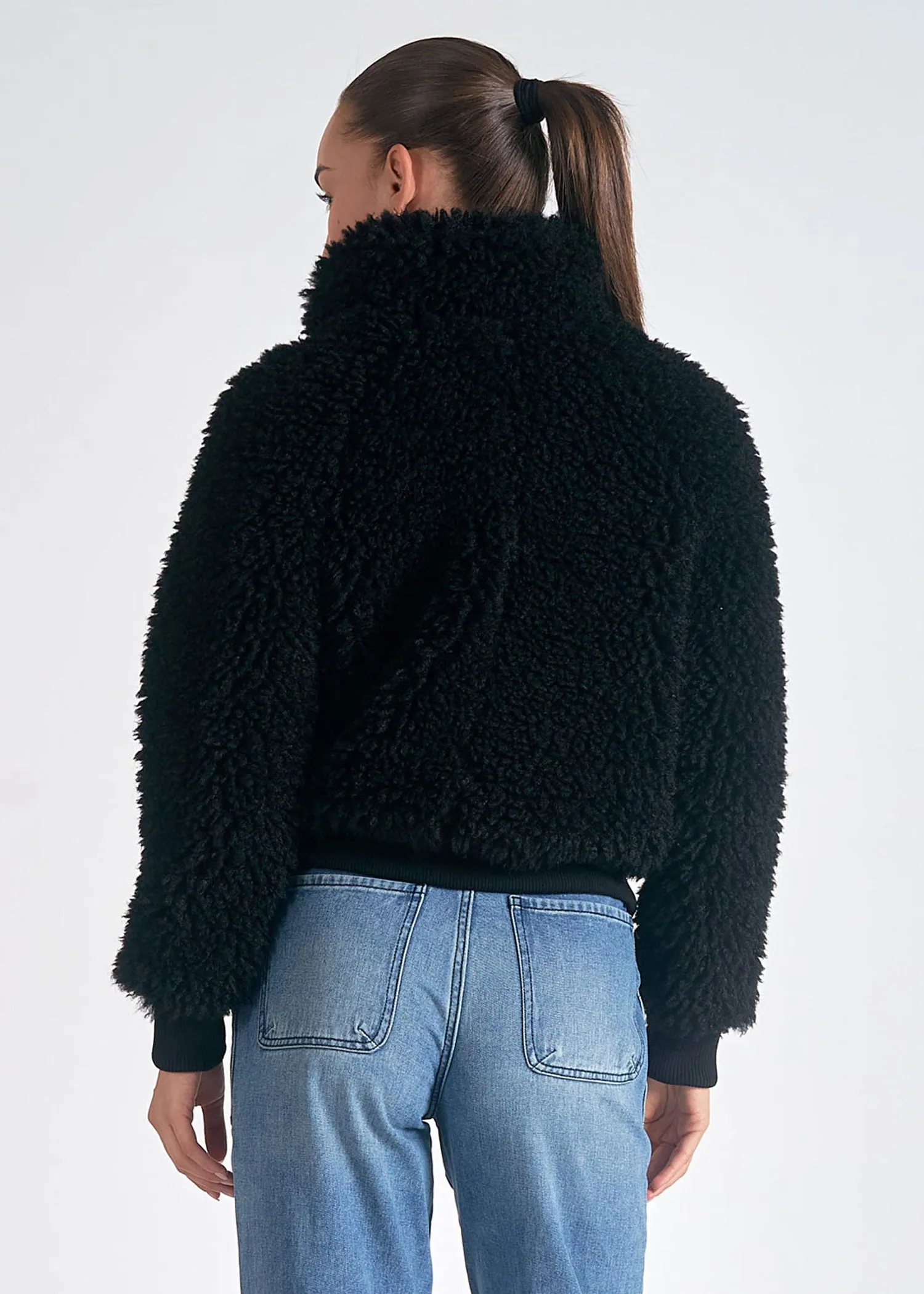 Elan Sherpa Bomber Jacket - MD