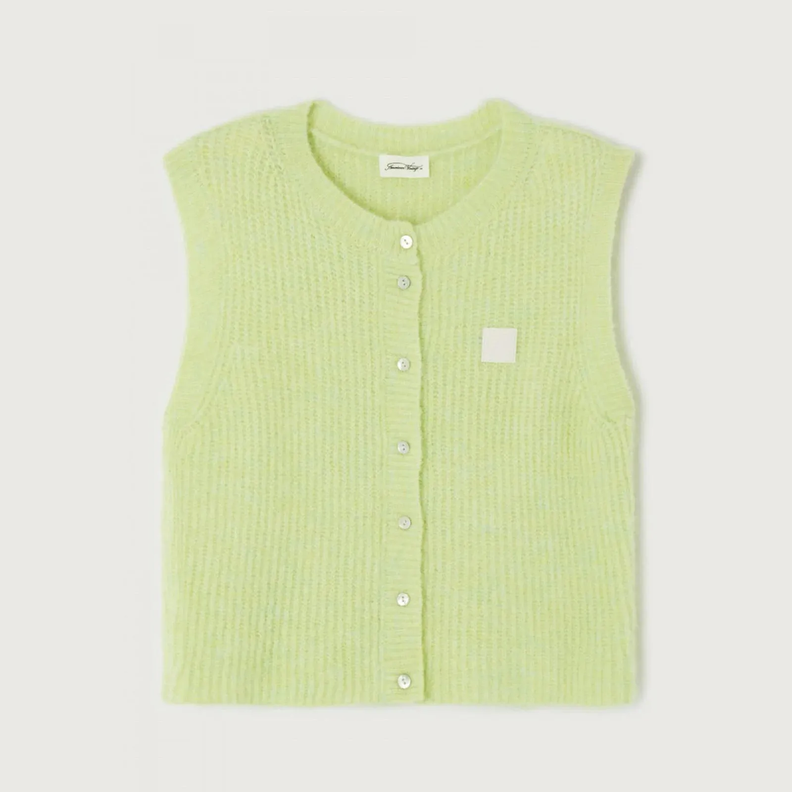 Fashionkova Gaono Women Knitted Tank Tops Casual Summer Solid Color Button Front Basic Vest Sleeveless Shirt y2k Aesthetic Clothes