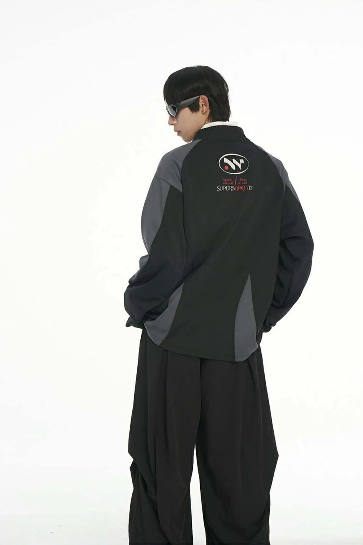 Half Turtleneck Long Sleeve T-Shirt