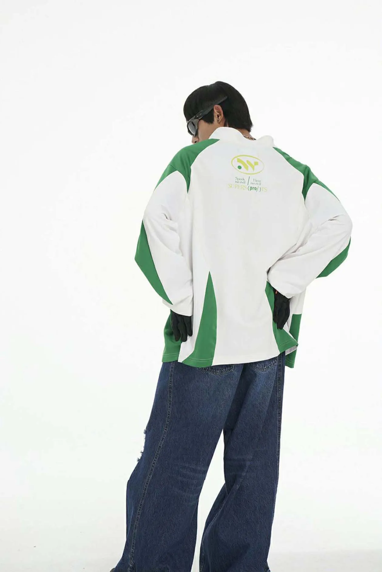 Half Turtleneck Long Sleeve T-Shirt