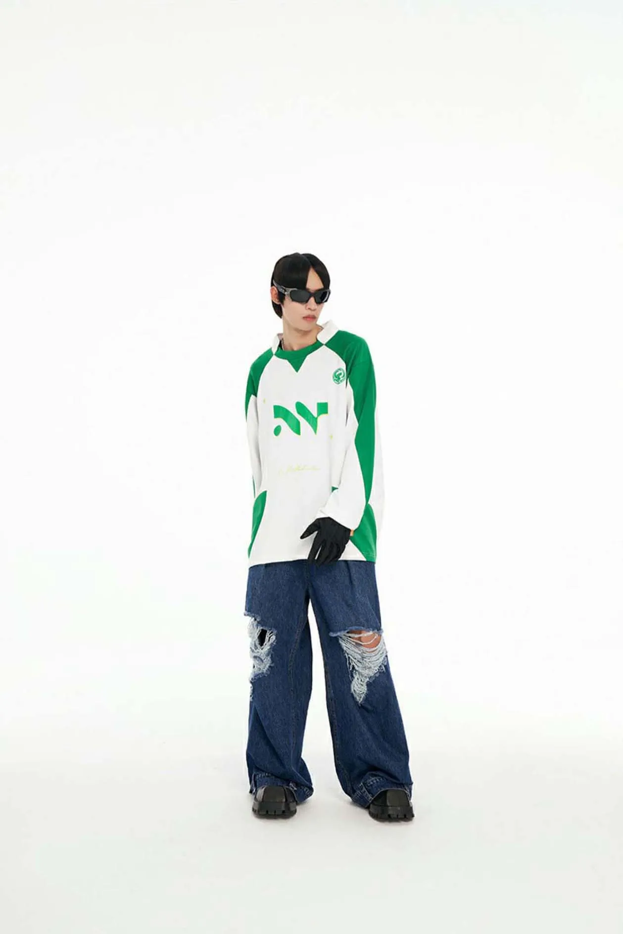 Half Turtleneck Long Sleeve T-Shirt