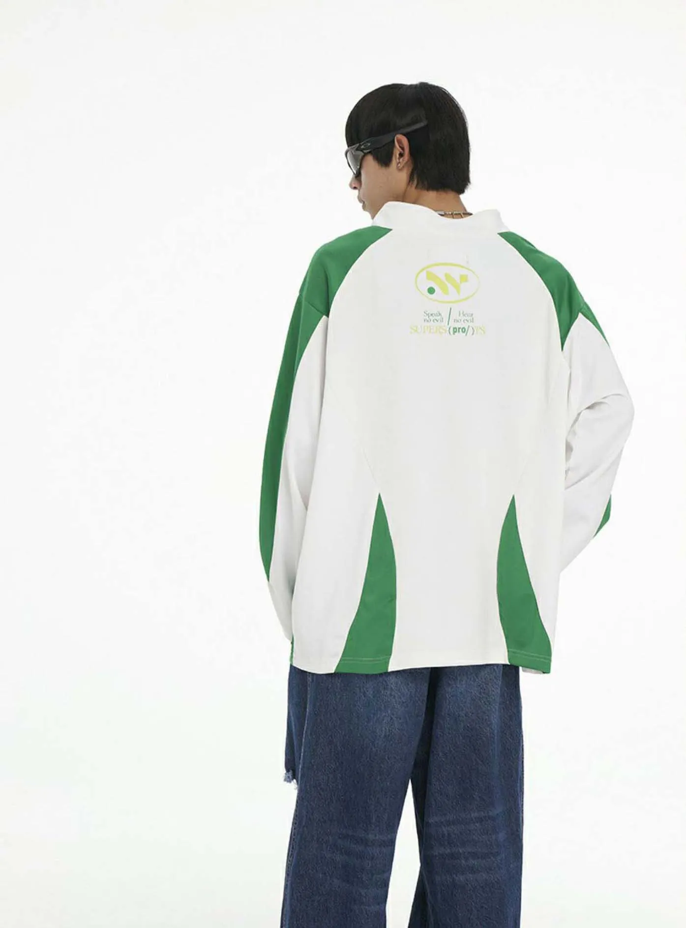 Half Turtleneck Long Sleeve T-Shirt