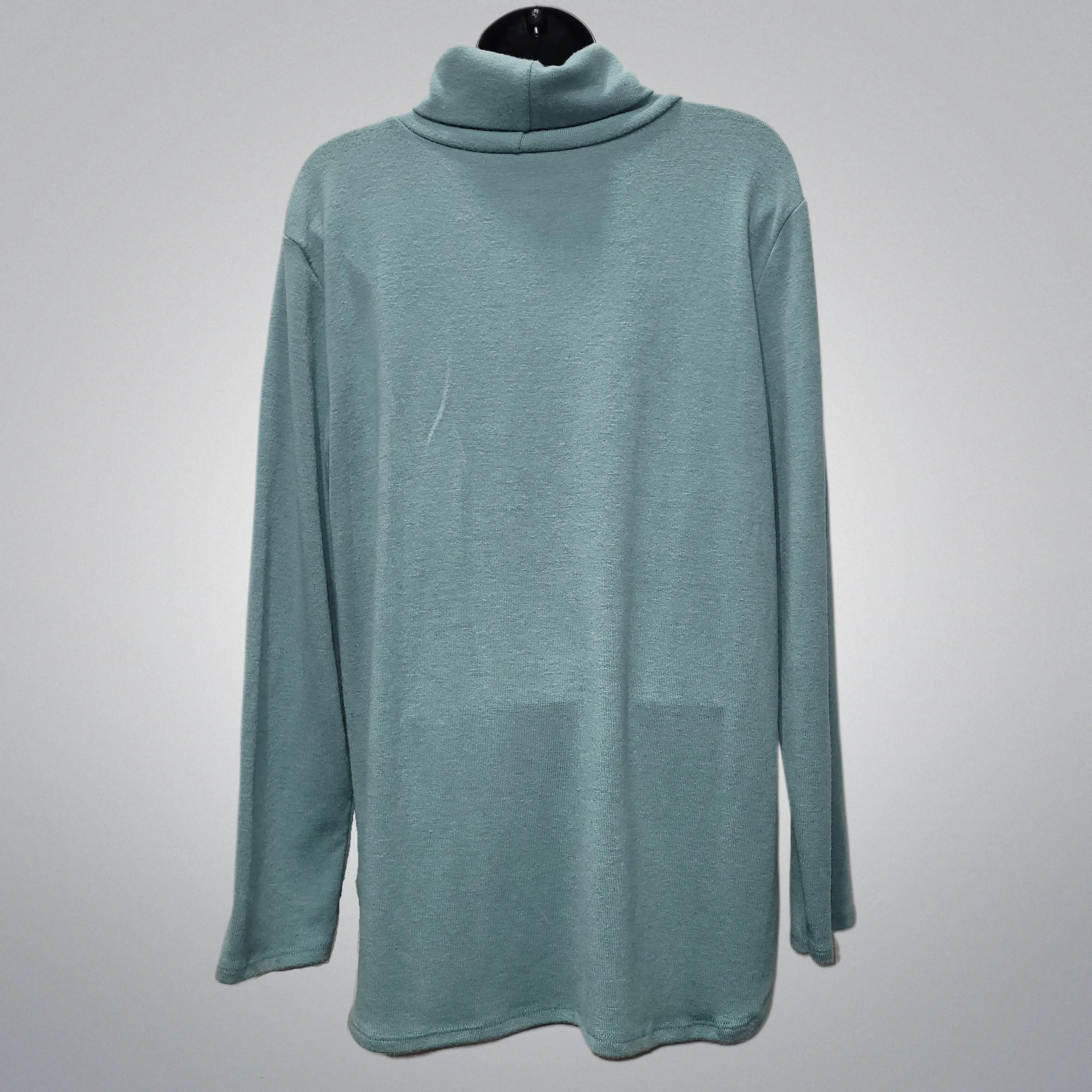 Italian Light Teal Turtleneck Sweater