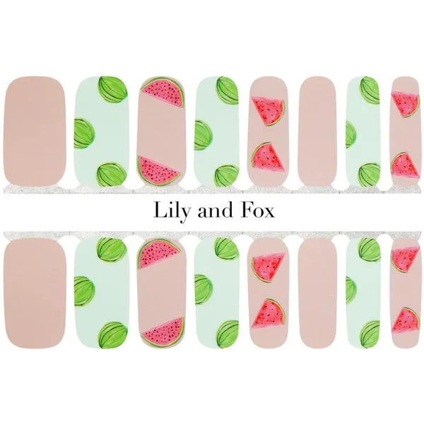 Lily And Fox - Nail Wrap - Watermelon Obsession