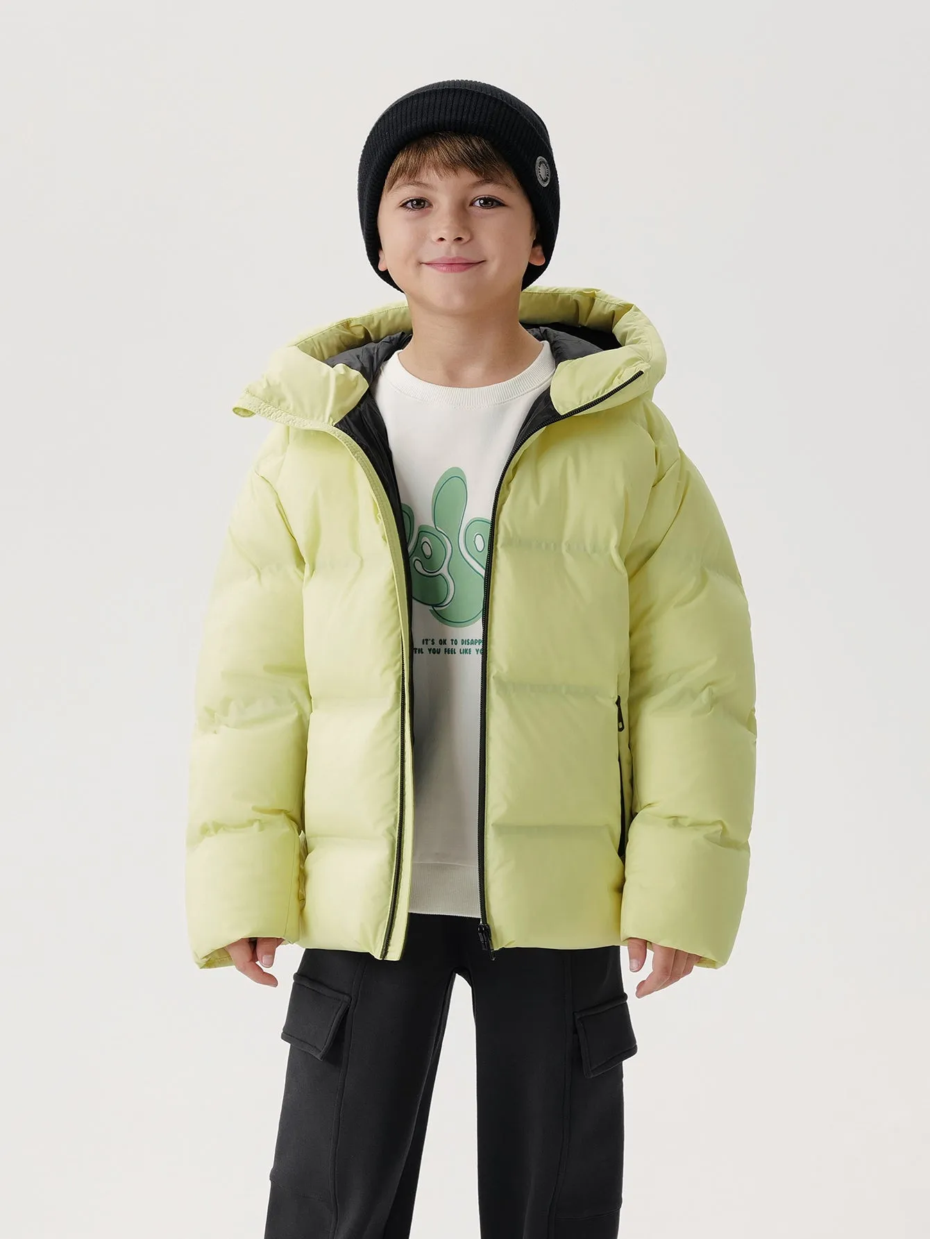 MARC & JANIE Boys Ultralight Hooded Down Coat 241565