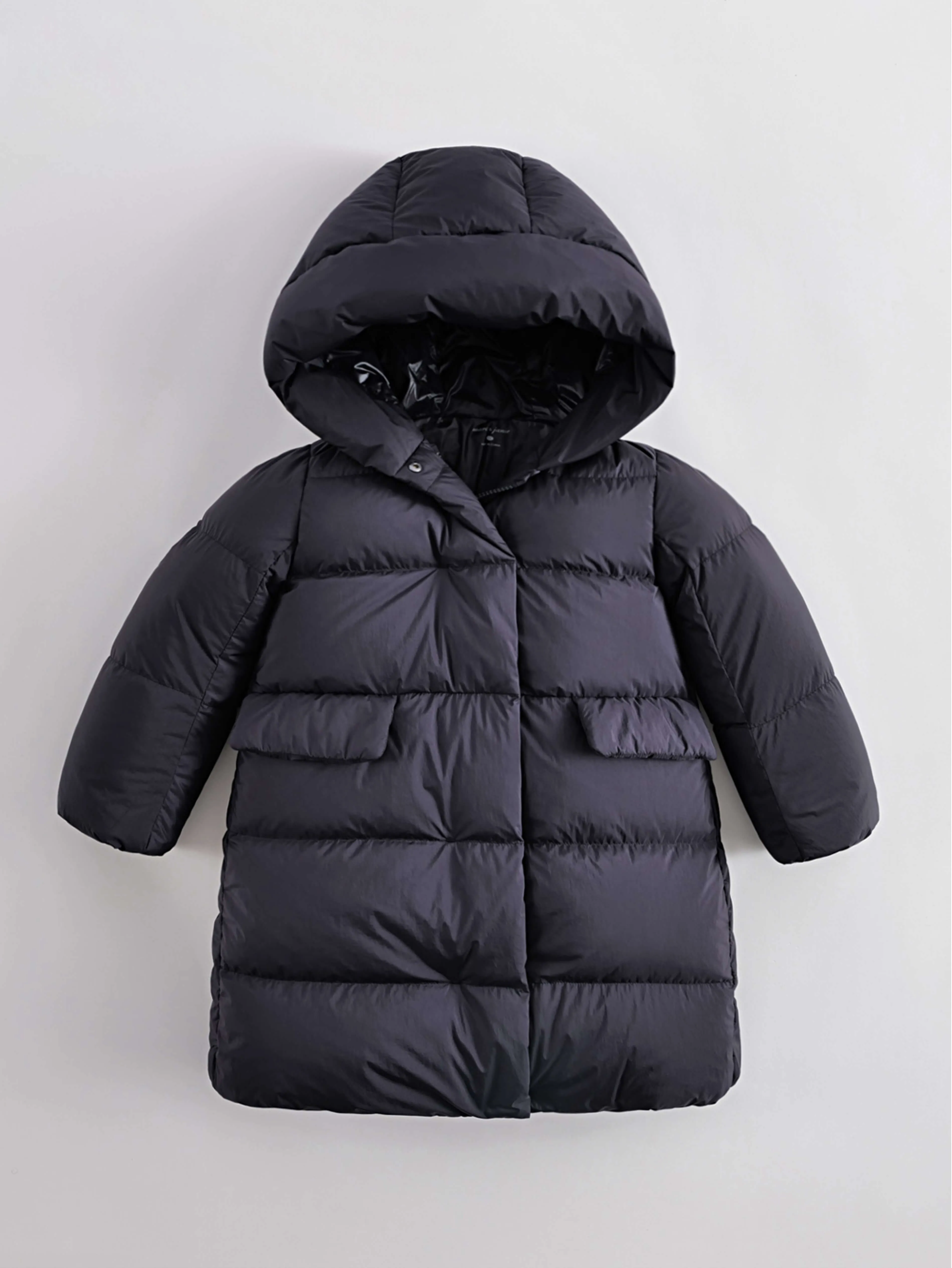 MARC & JANIE Girls Ultralight Hooded Down Mid-Length Coat 221071