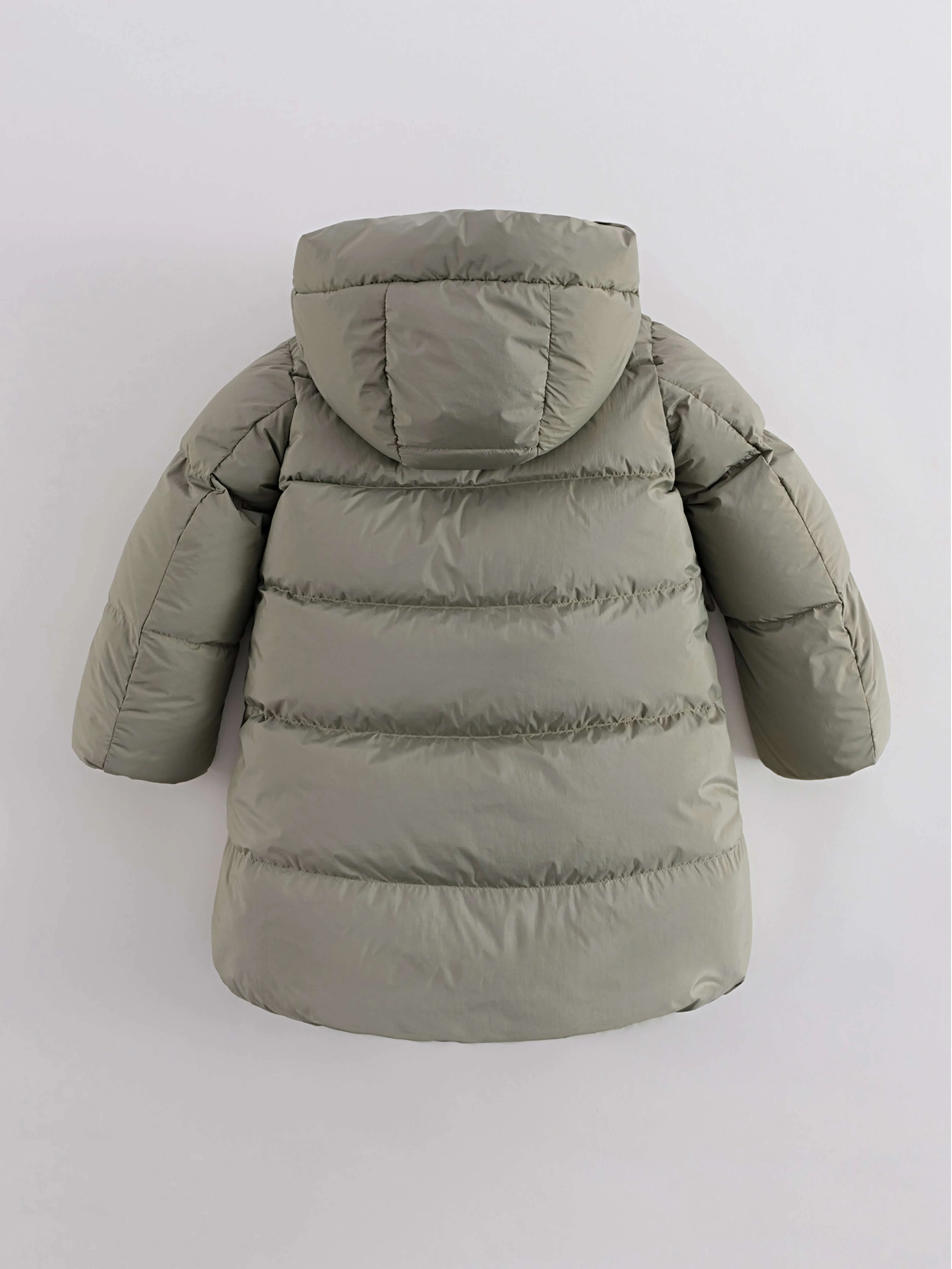 MARC & JANIE Girls Ultralight Hooded Down Mid-Length Coat 221071