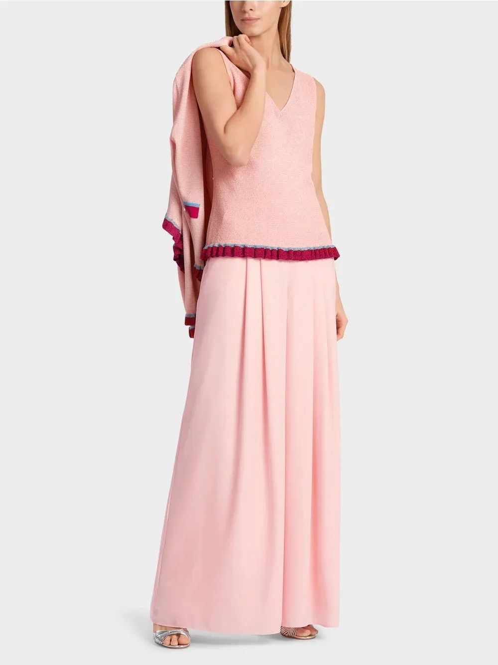 Marc Cain Soft Pink Elegant knitted top