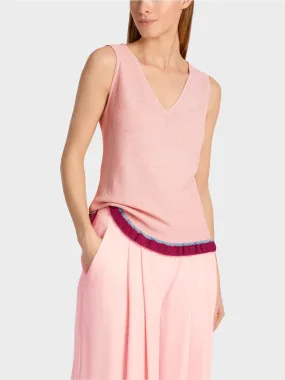 Marc Cain Soft Pink Elegant knitted top