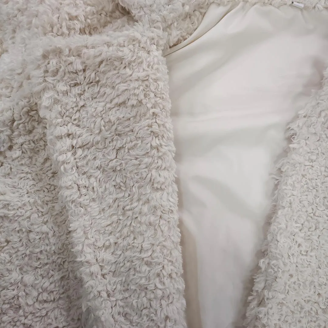 Oversized Sherpa Trench Coat