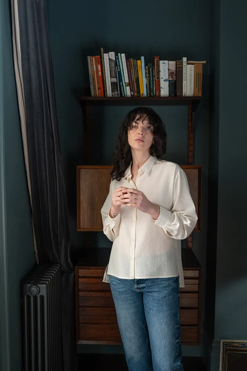 Patti Ecru Shirt by Elwin