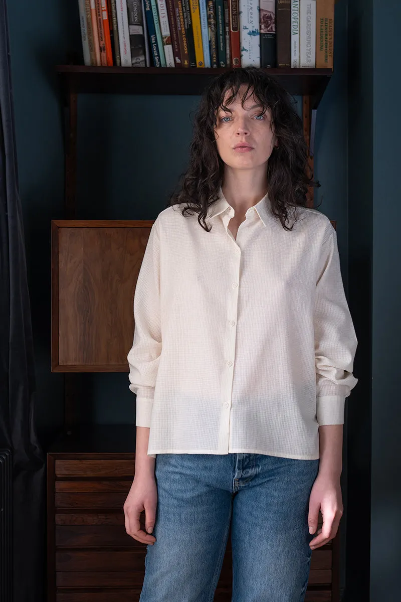 Patti Ecru Shirt by Elwin