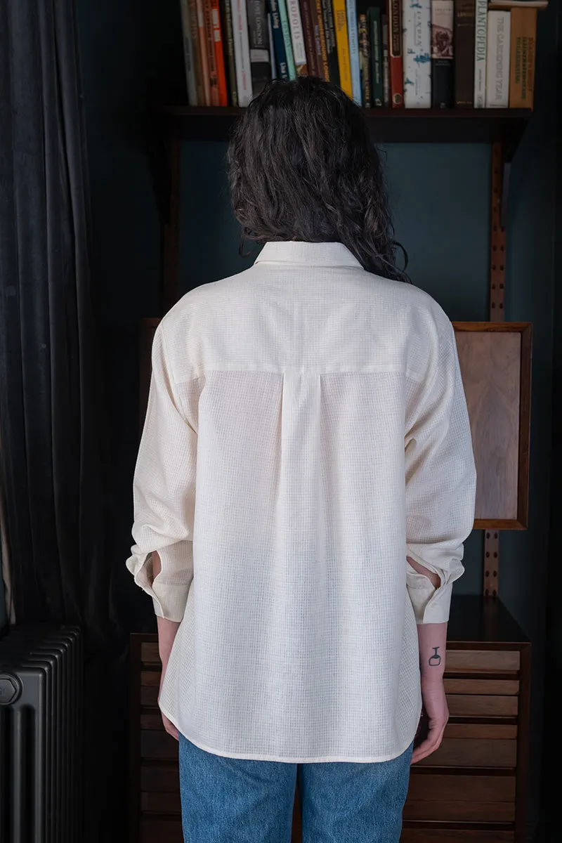 Patti Ecru Shirt by Elwin