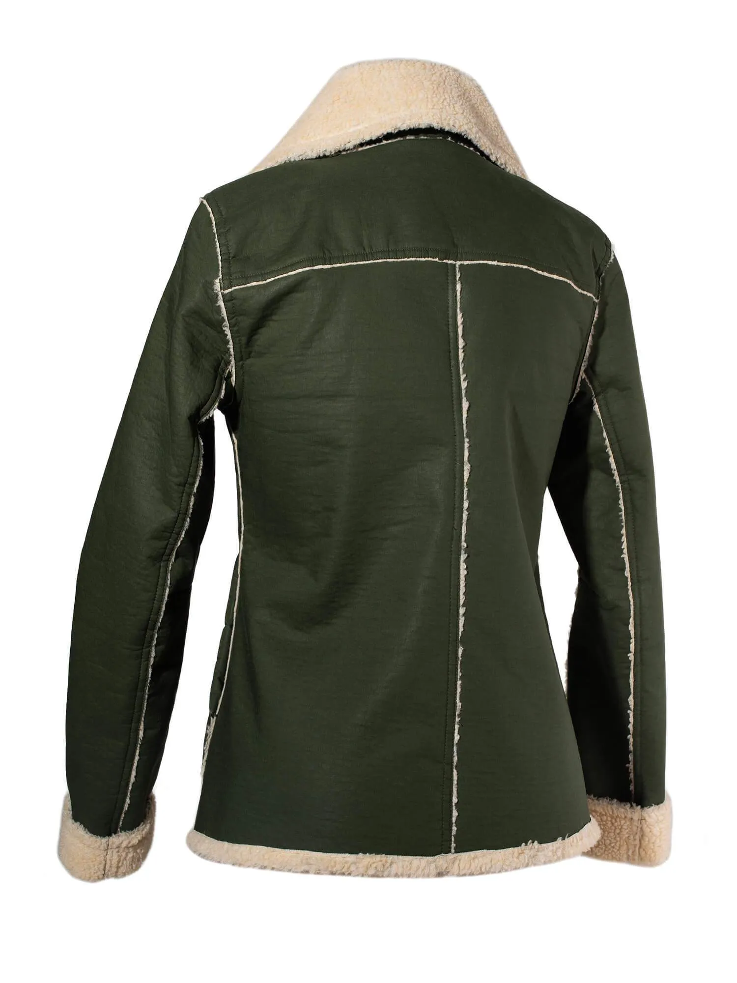 Rebecca Minkoff Sherpa Quinn Jacket Green