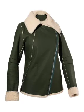 Rebecca Minkoff Sherpa Quinn Jacket Green