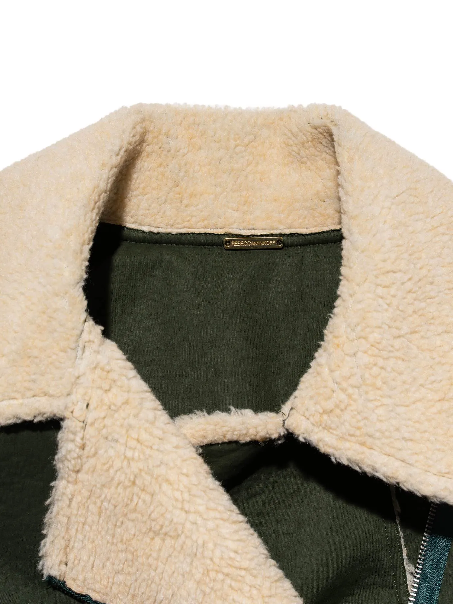 Rebecca Minkoff Sherpa Quinn Jacket Green