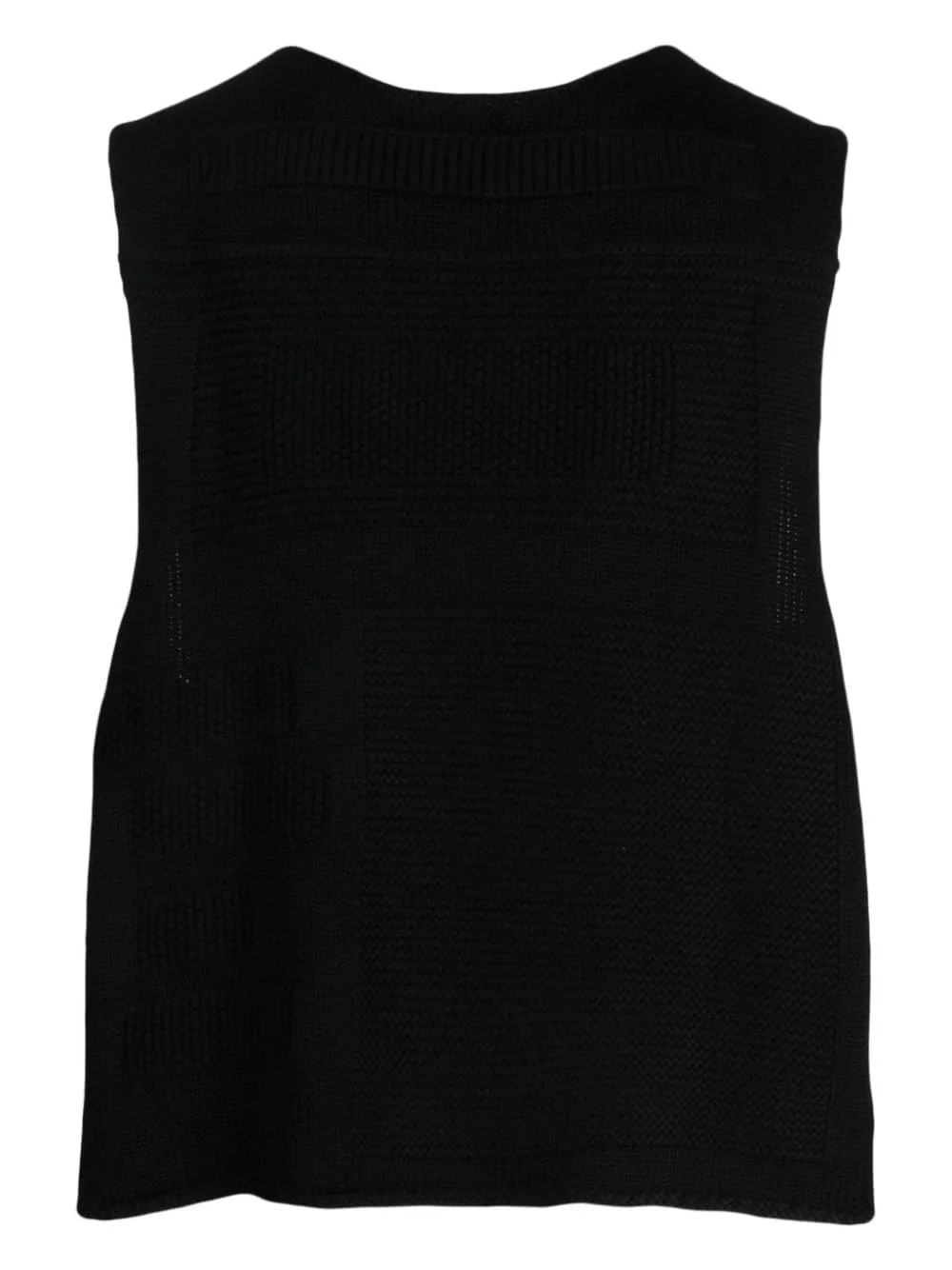 Scoop-Neck Merino Wool Vest