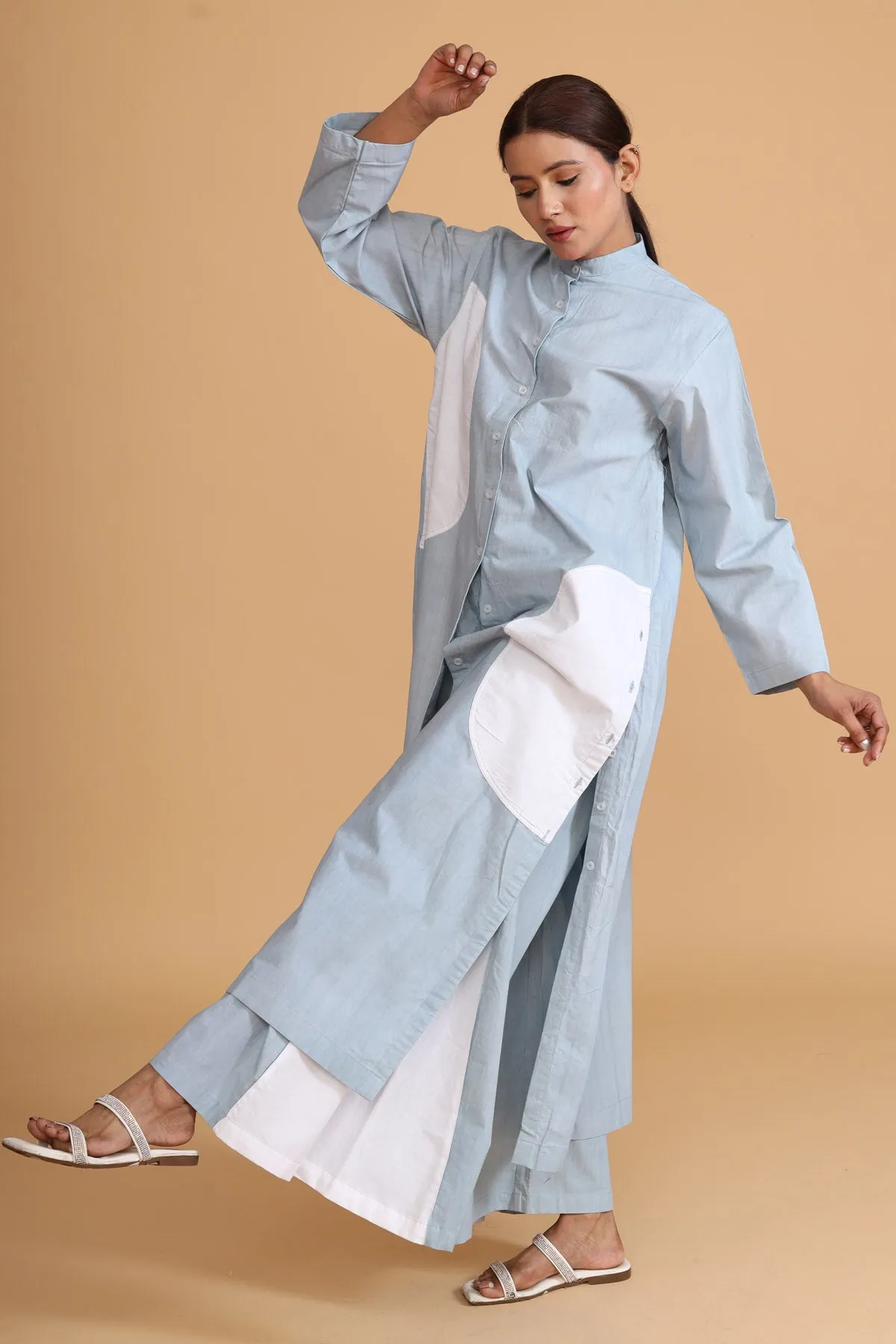 Semi Circle Tunic Co-ord & Scarf