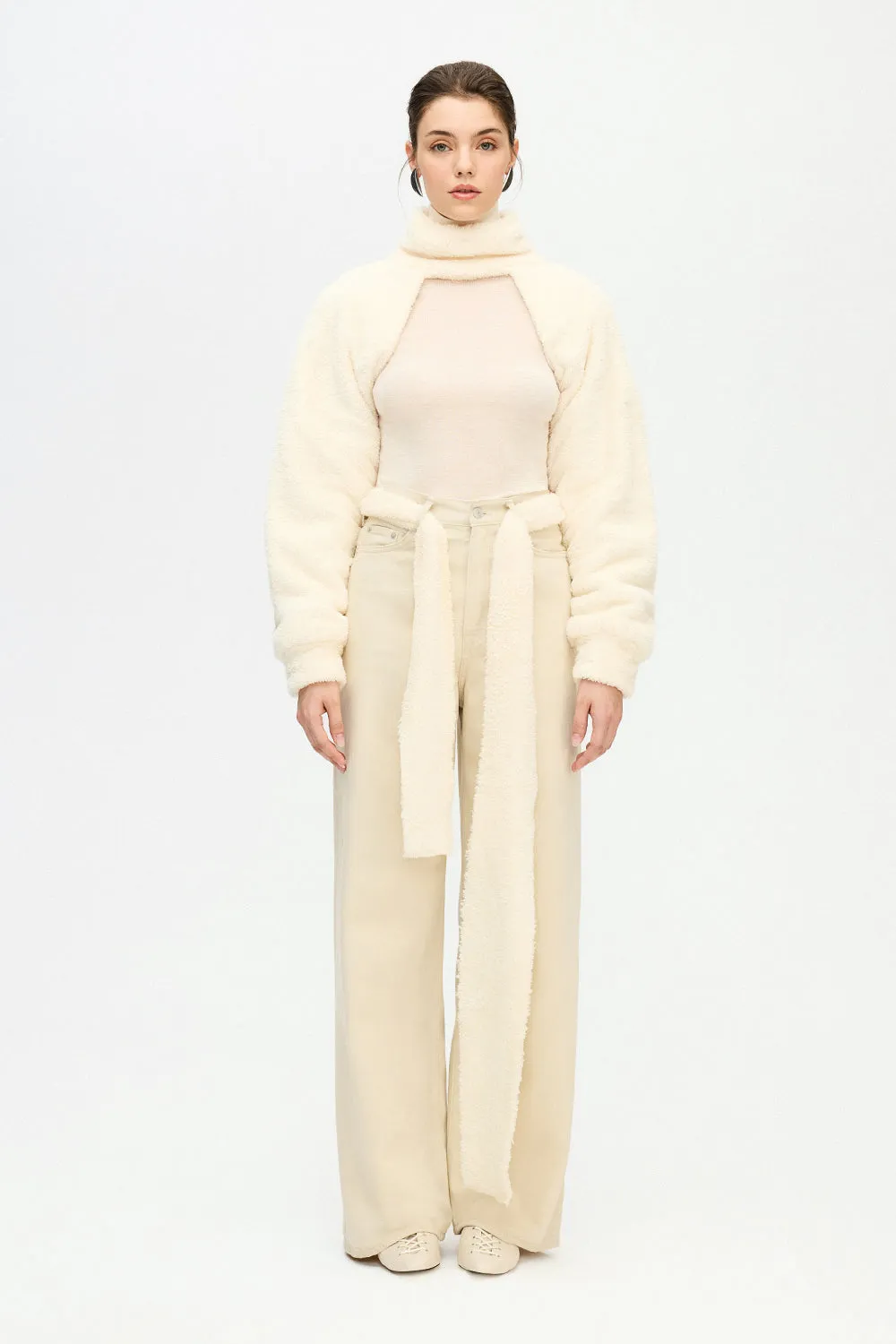 Sherpa Bolero Blouse