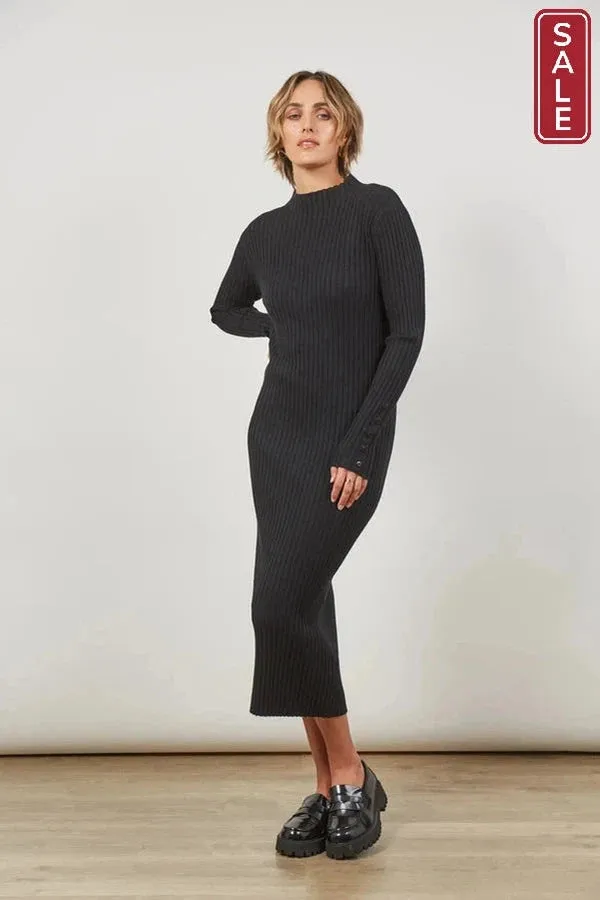 Skyline Knit Dress Onyx
