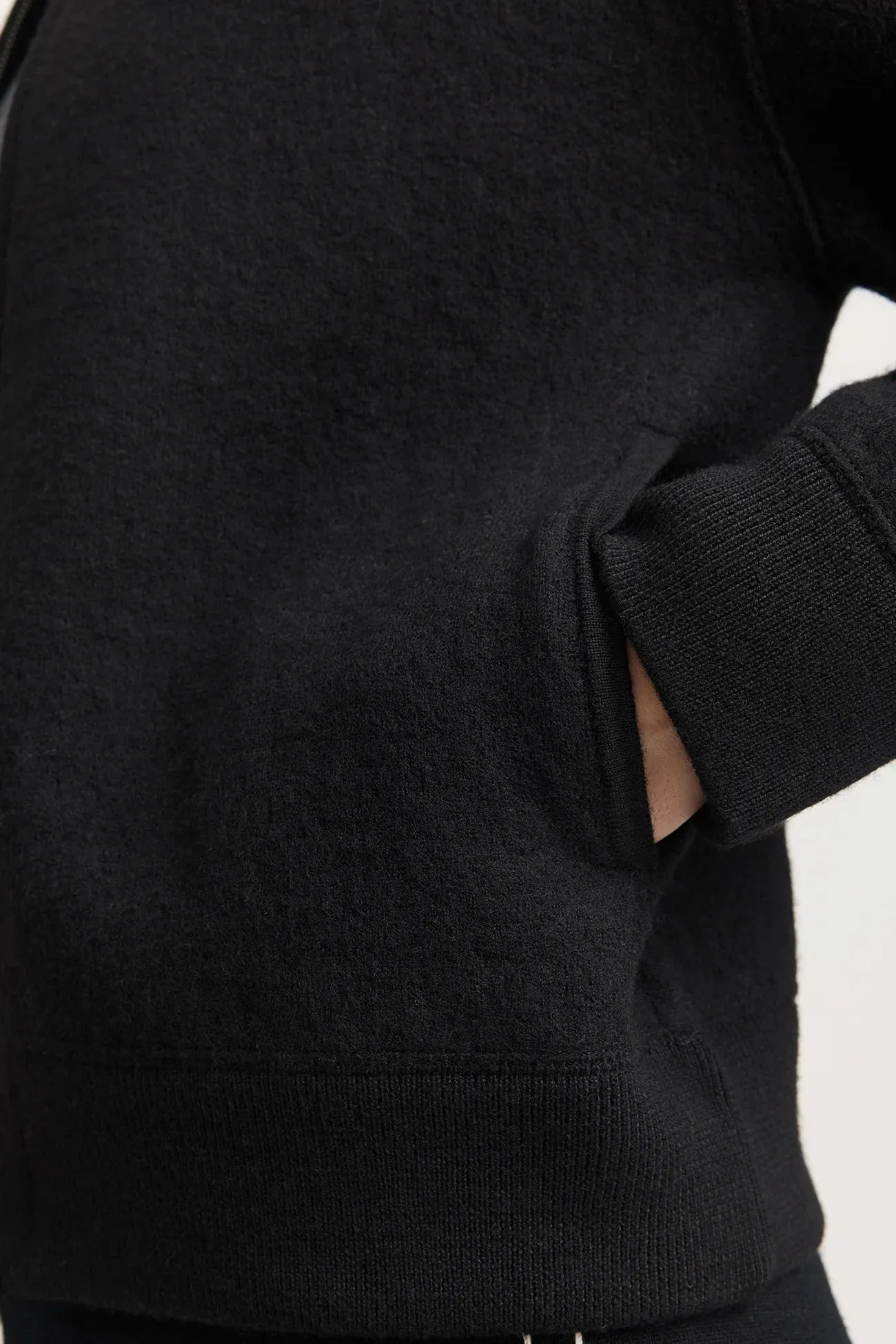 Toorallie, Wool Bomber Jacket | Black