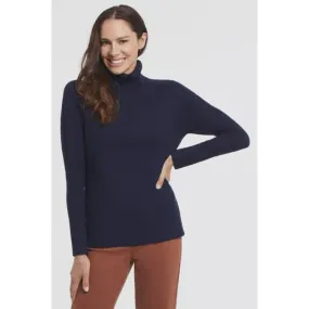 Tribal Women's Turtleneck Wide Ribbed Cuff
