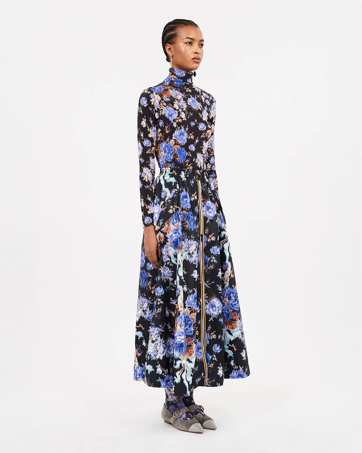 Ulla Johnson Aurelia Turtleneck in Iris
