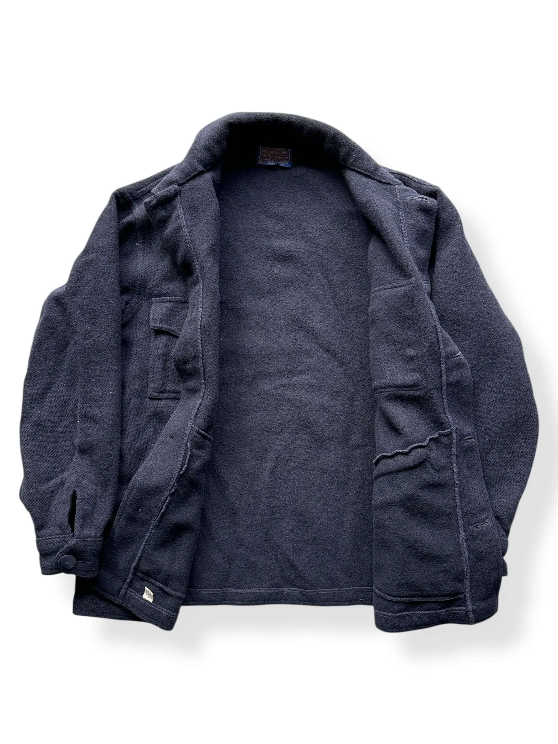 Vintage Pendleton Navy Wool Coat SZ L