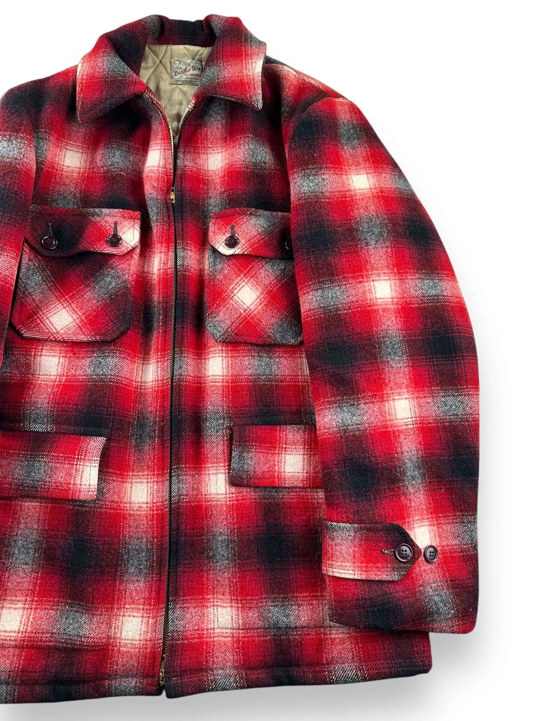 Vintage Weather Wise Outdoorsman Wool Jacket SZ L