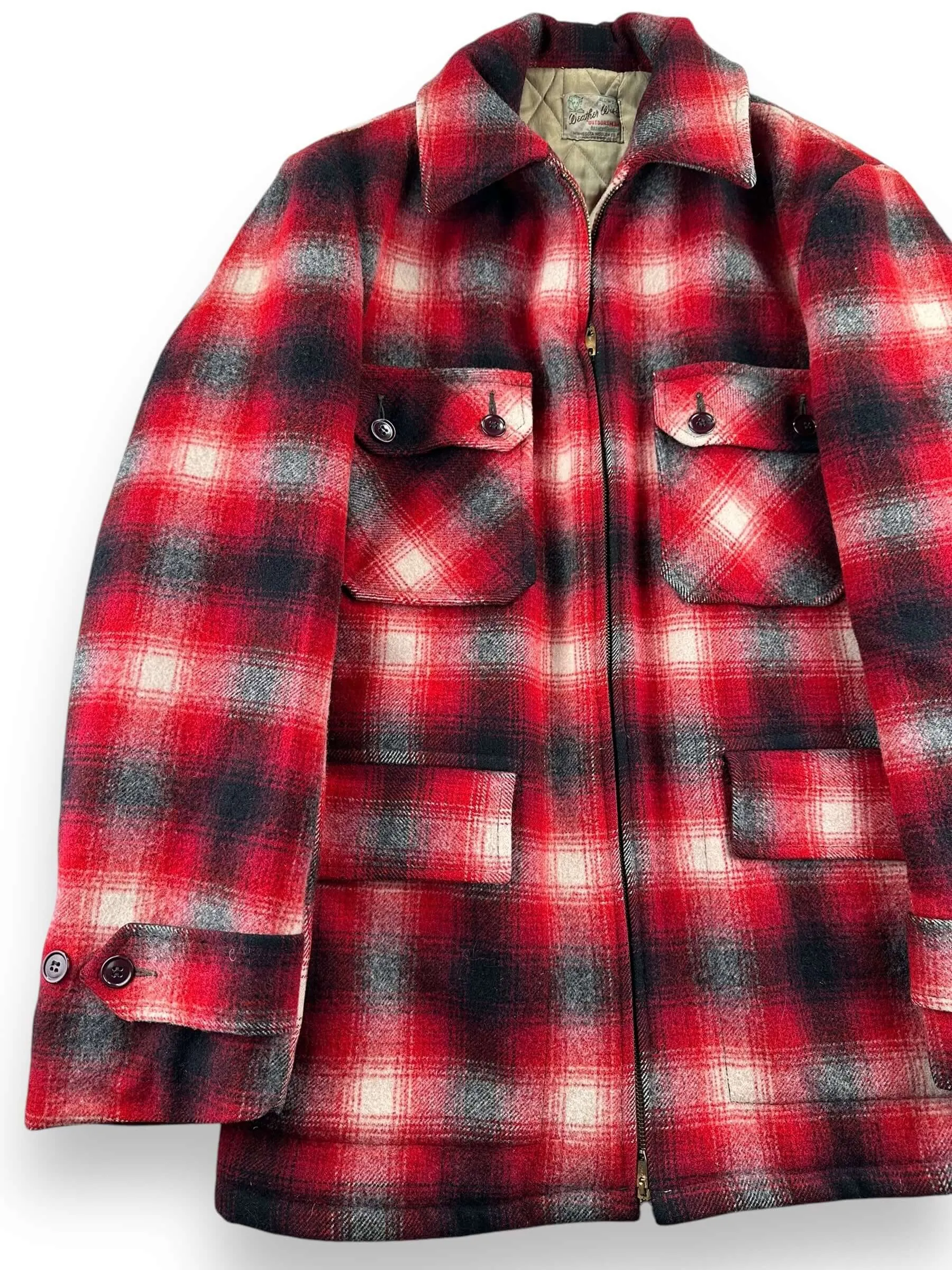 Vintage Weather Wise Outdoorsman Wool Jacket SZ L