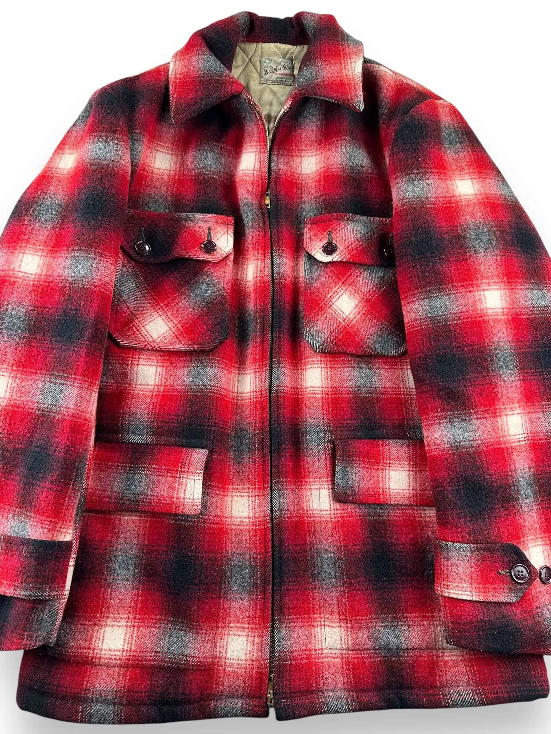 Vintage Weather Wise Outdoorsman Wool Jacket SZ L