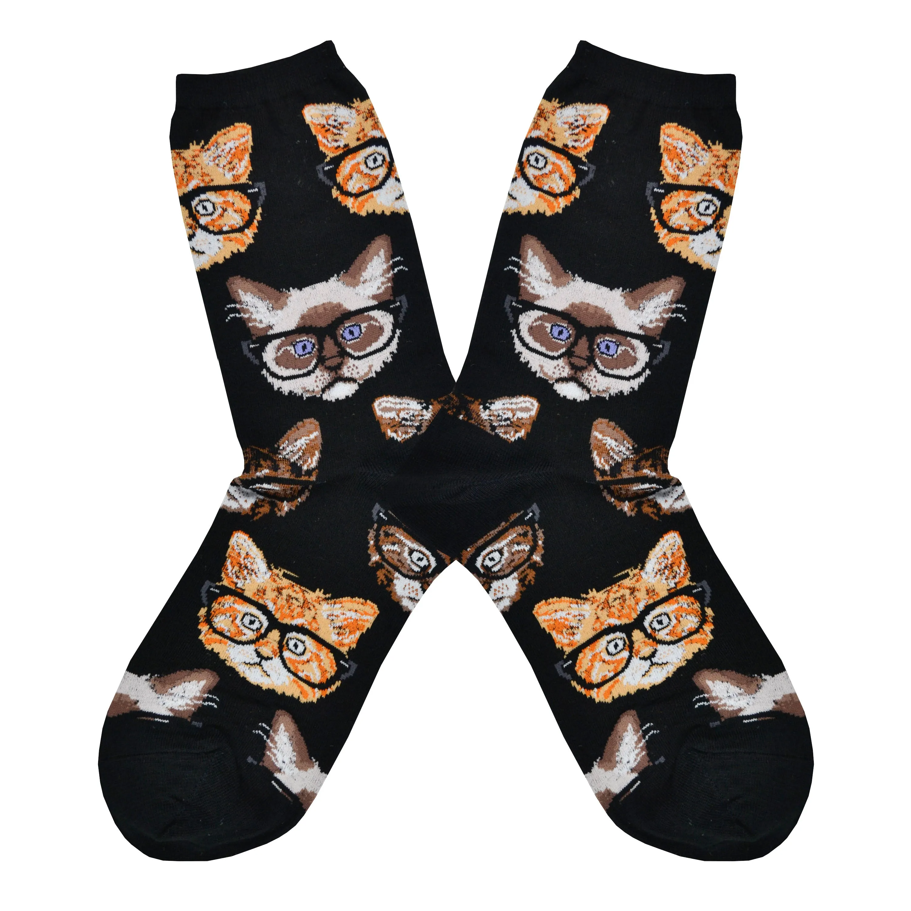 Women's Kitten Nerd Socks