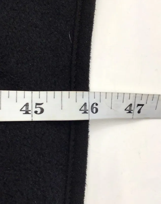 Woolrich Women's Gray Black Blanket Fleece Poncho Jacket - One Size